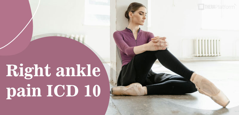 Right ankle pain ICD 10 code