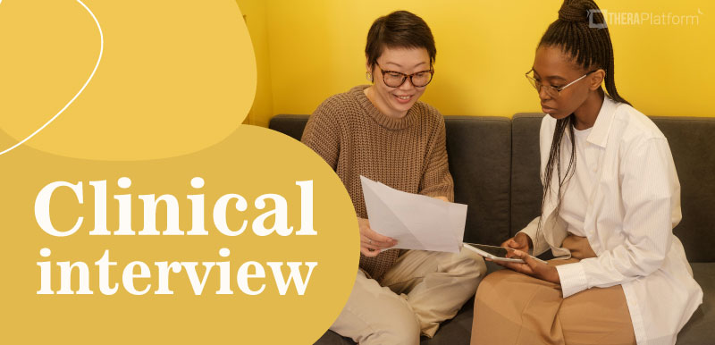 clinical interviews, semi-structured interviews, structured interviews