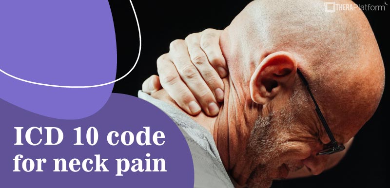 What is the ICD-10 code for pain and swelling in neck?